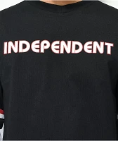Independent Range Layered Black Jersey T-Shirt