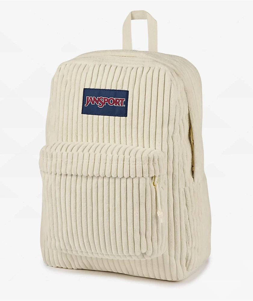 Jansport Superbreak Plus Surreal Corduroy Coconut Backpack