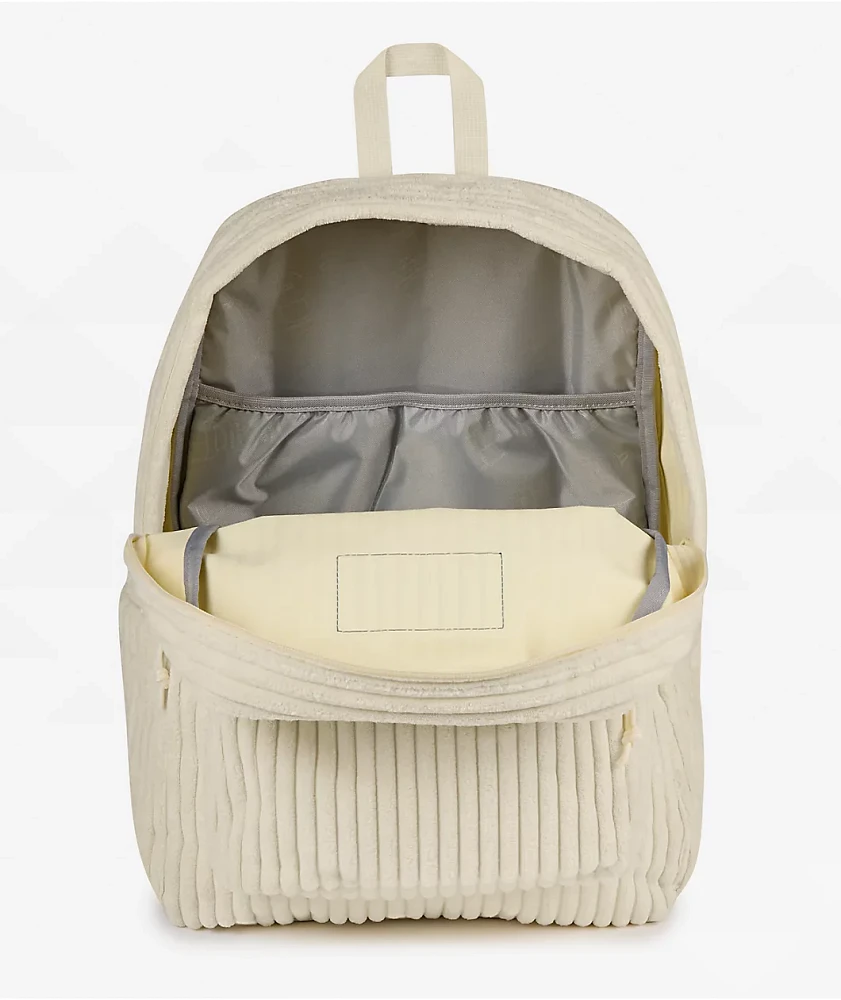 Jansport Superbreak Plus Surreal Corduroy Coconut Backpack