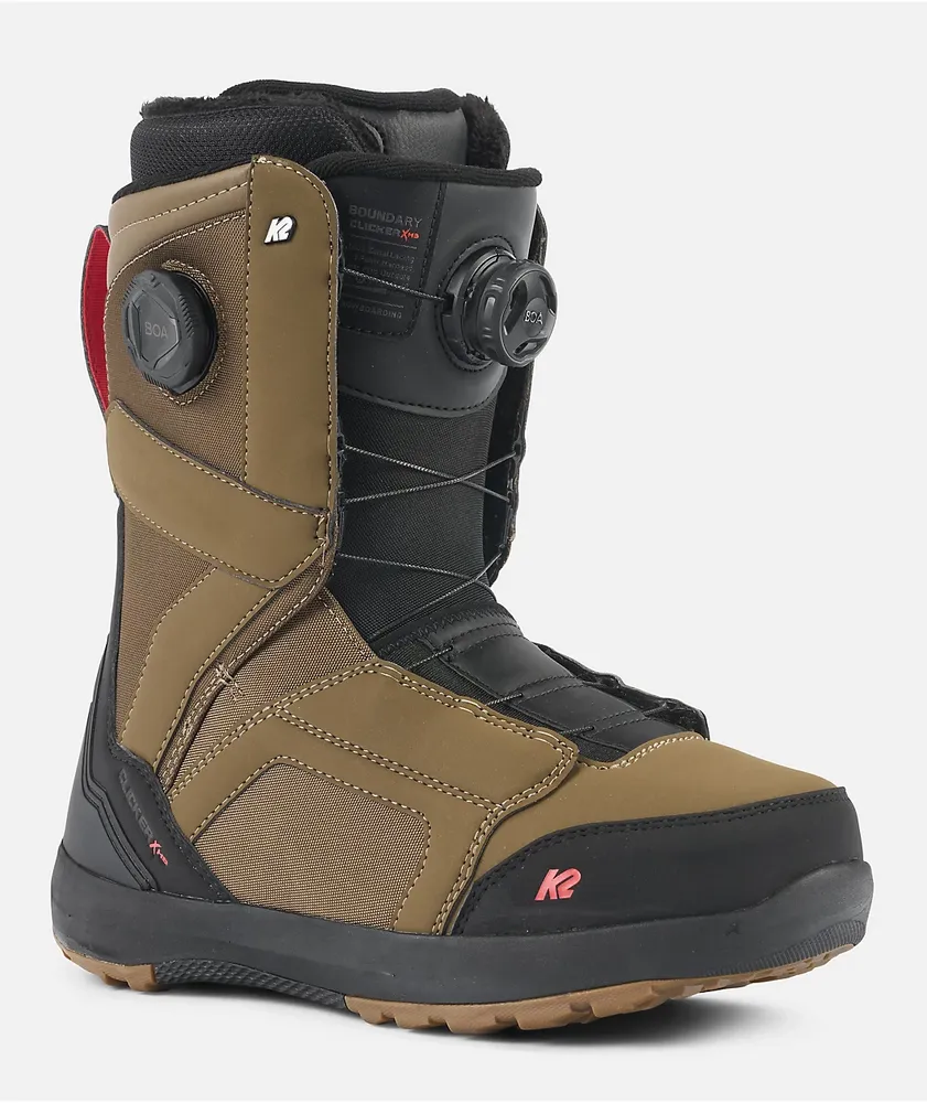 K2 Boundary Clicker Black Snowboard Boots 2024