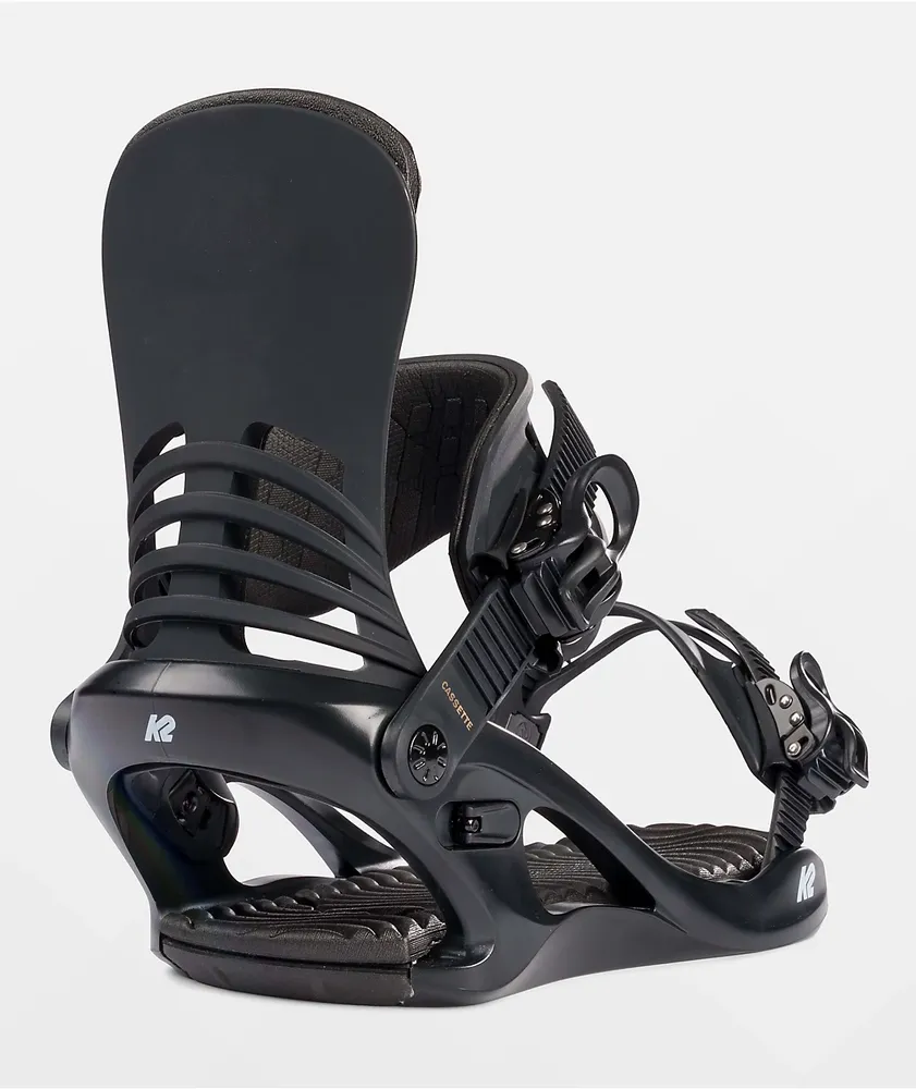 K2 Cassette Black Snowboard Bindings