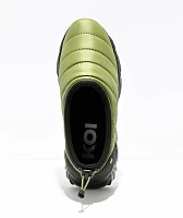 KOI Imitator Khaki Green Platform Puffer Shoes