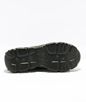 KOI Imitator Khaki Green Platform Puffer Shoes