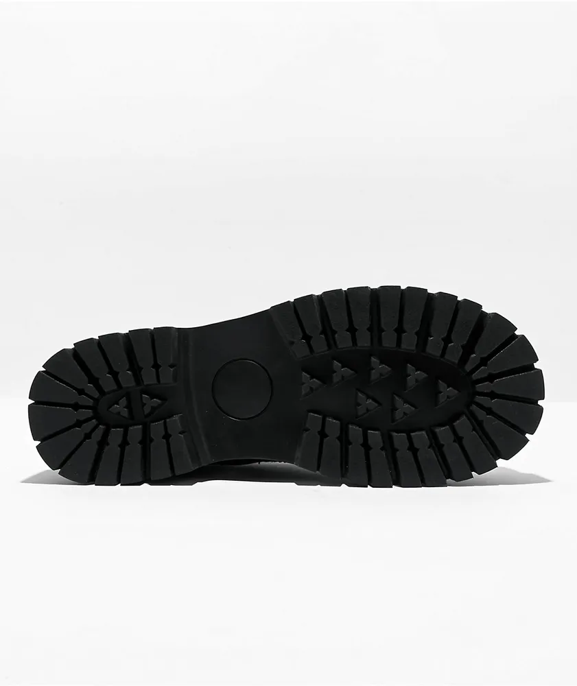 KOI Tibia Cow Black Derby Shoes