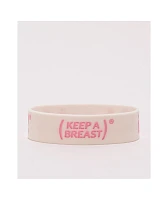 Keep A Breast Foundation I Heart Boobies White & Pink Bracelet