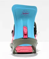 Kemper Freestyle Blue Snowboard Bindings 2024