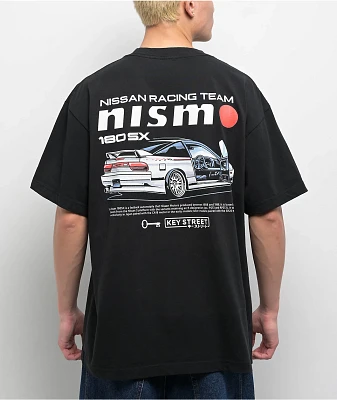 Key Street x NISMO 180SX Black T-Shirt