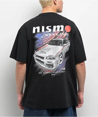 Key Street x NISMO Skyline Black T-Shirt