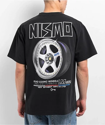 Key Street x NISMO Wheel Black T-Shirt