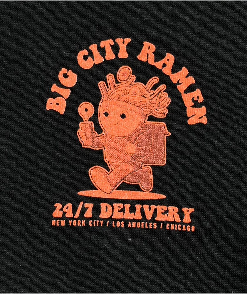 Kids Big City Ramen Black T-Shirt