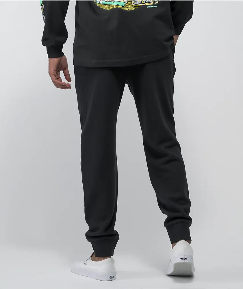 Killer Acid No Bad Trips Black Jogger Sweatpants