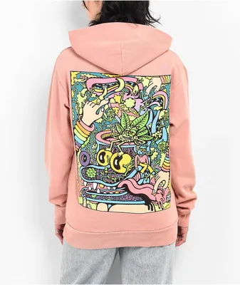 Killer Acid Psychonaut Pink Hoodie