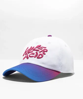 Killer Acid Type Blend White & Purple Strapback Hat
