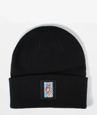 Know Bad Daze Smoke Work Black Beanie