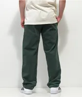Krooked Eyes Dark Green Elastic Waist Corduroy Pants
