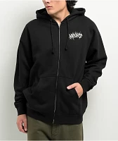 Krooked Necro-Shmoo Black Zip Hoodie
