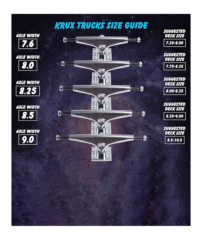 Krux x Skate Like A Girl Polished DLK 8.0" Skateboard Truck