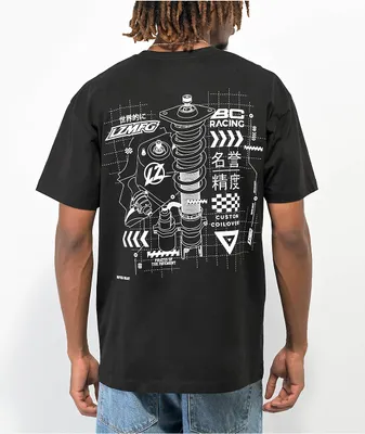 LZMFG Suspension Black T-Shirt