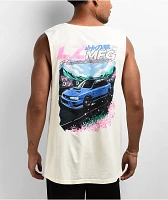LZMFG Touge Dreams Natural Muscle Tank Top