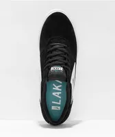 Lakai Manchester Black & White Suede Skate Shoes