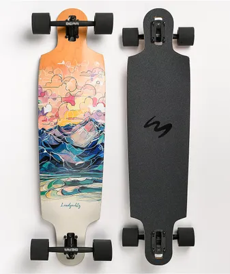 Landyachtz Drop Cat Vibes 38" Drop Through Longboard Complete