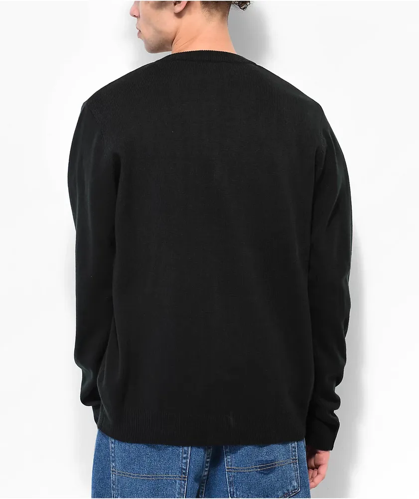 Learn To Forget Cry Later Black Cardigan