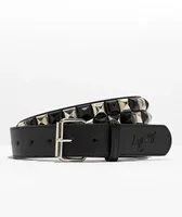 Loosey Stud Finder Black & Silver Checkered Studded Belt