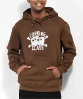 Lurking Class By Sketchy Tank Lowered Expectations Brown Hoodie