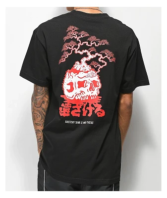 Lurking Class By Sketchy Tank x Mr. Tucks Lurker Bonsai Black & Red T-Shirt