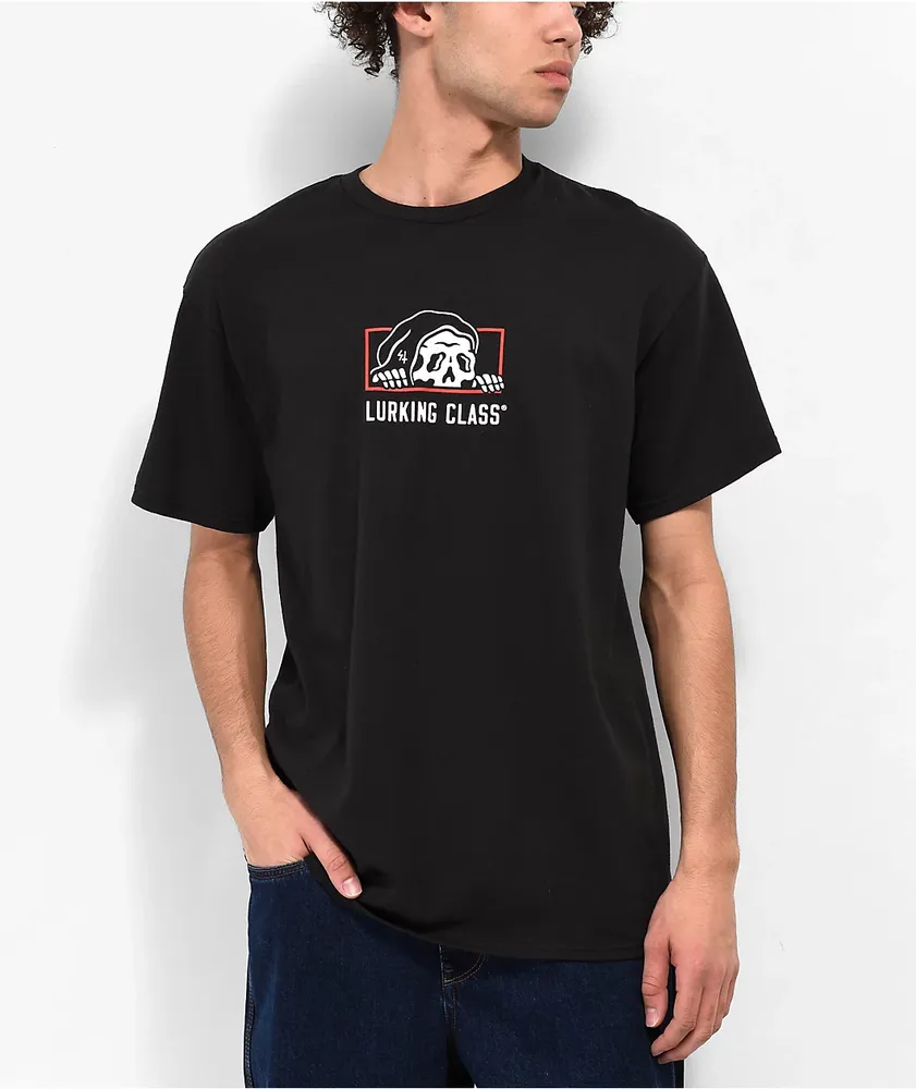 Lurking Class by Sketchy Tank Box Logo Black T-Shirt