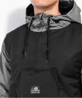 Lurking Class by Sketchy Tank Coffin Black & Grey Anorak Snowboard Jacket 2023