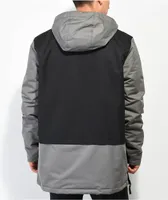 Lurking Class by Sketchy Tank Coffin Black & Grey Anorak Snowboard Jacket 2023