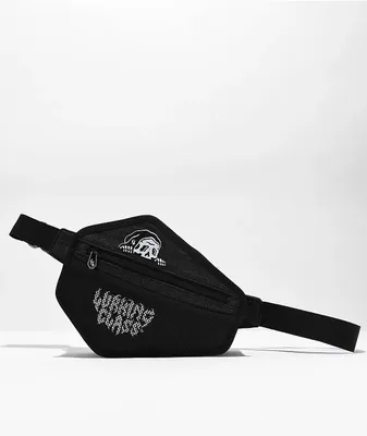 Lurking Class by Sketchy Tank Coffin Black Wash Denim Fanny Pack