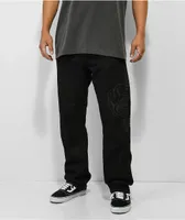 Lurking Class by Sketchy Tank Corner Denim Black Jeans