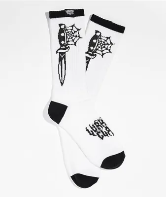 Lurking Class by Sketchy Tank Dagger White Crew Socks