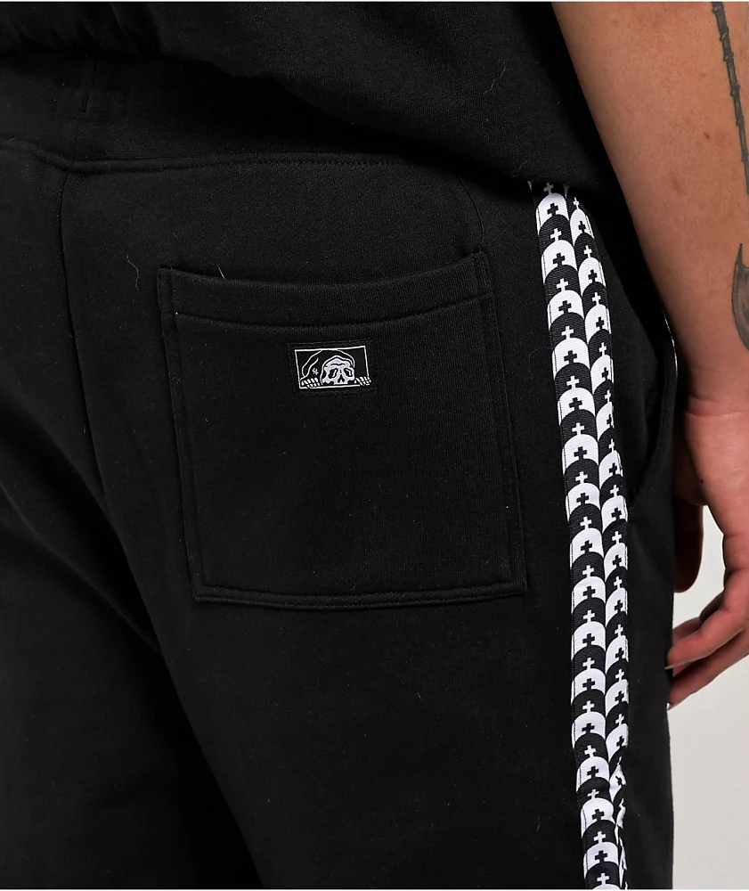 Lurking Class by Sketchy Tank Grave Check Black Sweatpants
