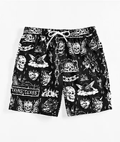 Lurking Class by Sketchy Tank Hotbox Flash Black Board Shorts