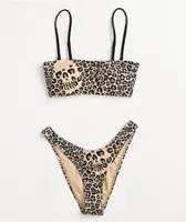 Lurking Class by Sketchy Tank Leopard High Leg Bikini Bottom