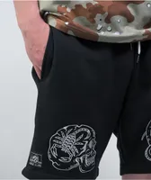 Lurking Class by Sketchy Tank Peace Scorpion Black Sweat Shorts