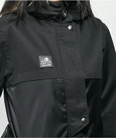 Lurking Class by Sketchy Tank Shacket Black 10K Sherpa Snowboard Jacket