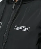 Lurking Class by Sketchy Tank Skulls Black Hooded Bomber Jacket