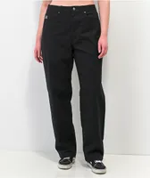 Lurking Class by Sketchy Tank Web Black Wide Leg Denim Jeans