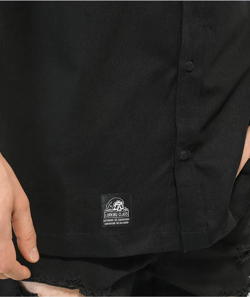 Lurking Class by Sketchy Tank Web Black Work Shirt