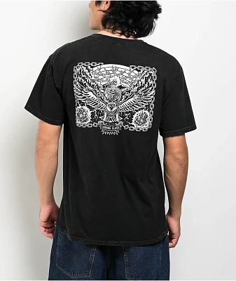 Lurking Class by Sketchy Tank x Tallboy Unchained Washed Black T-Shirt