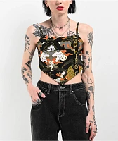 Lurking Class by Sketchy x Tank Mr. Tucks Black Halter Top