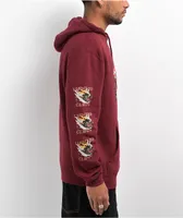 Lurking Class x Mr. Tucks Beast Burgundy Hoodie