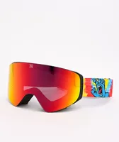 Madson x Santa Cruz Cylindro Screaming Hand Tie Dye Snowboard Goggles