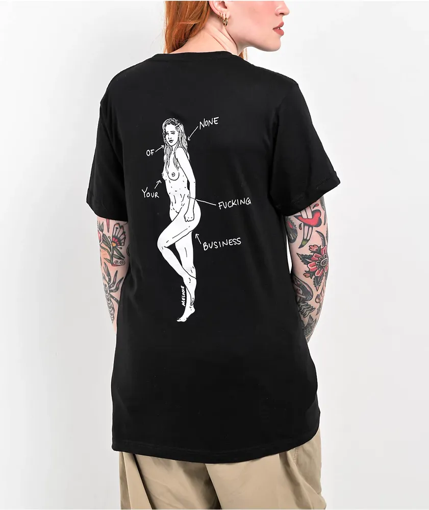 Melodie My Body Black T-Shirt