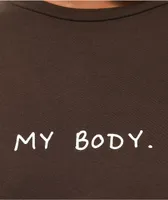 Melodie My Body Dark Brown T-Shirt