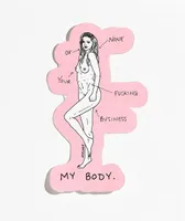 Melodie My Body Pink Sticker